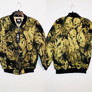 Brand New Black and Green Zip up Men Size M